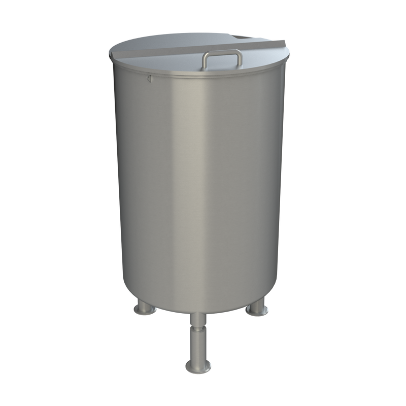 200 Gallon Stainless Steel Tank with Lid