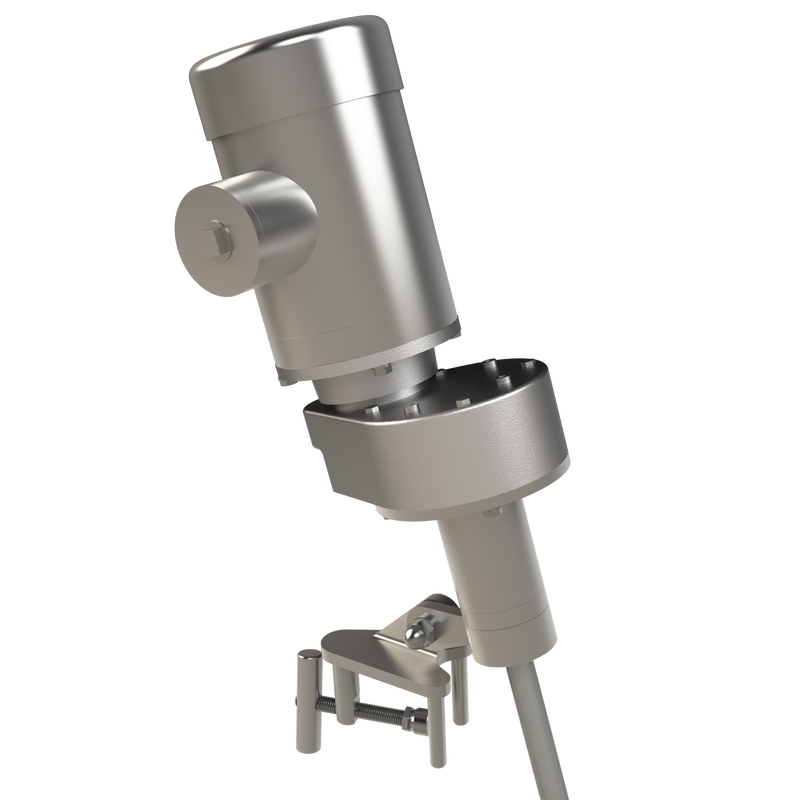 Stainless Steel Electric Gear Drive Clamp Mount Mixer