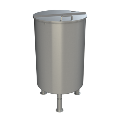 200 Gallon Stainless Steel Tank with Lid