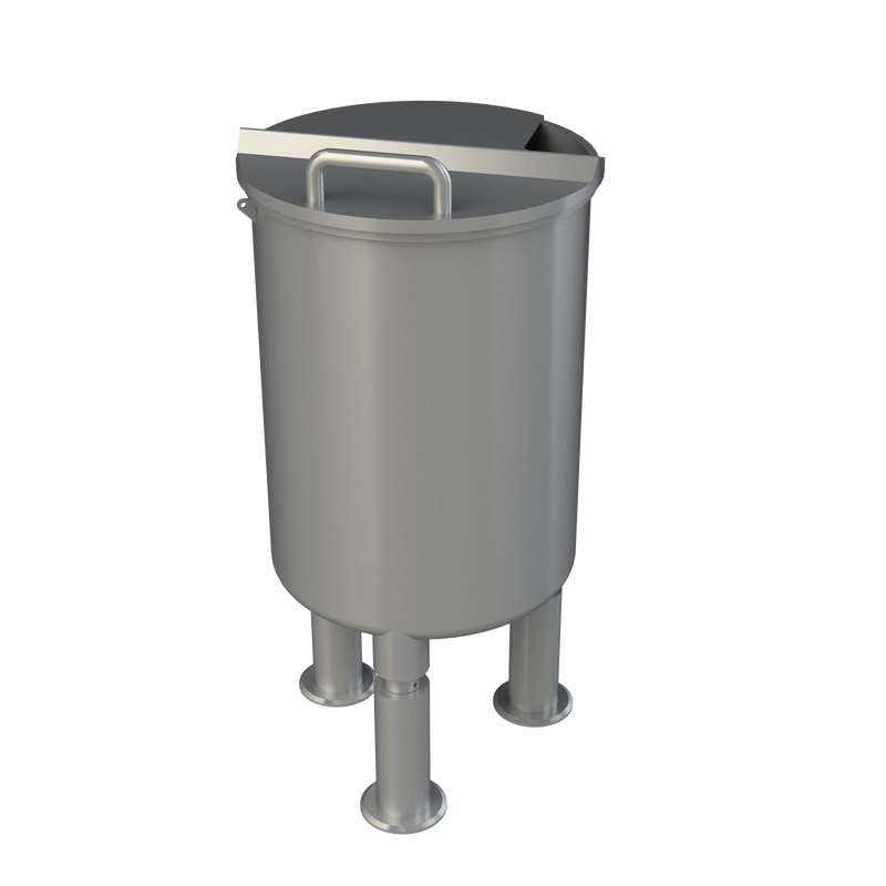 30 Gallon Stainless Steel Tank with Lid