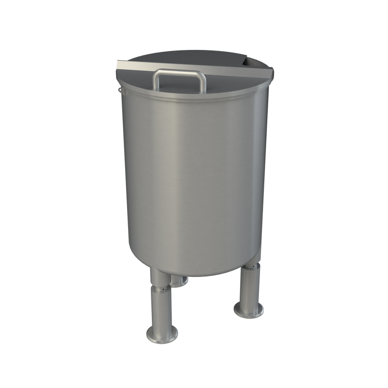 55 Gallon Stainless Steel Tank with Lid