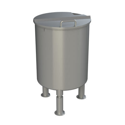 80 Gallon Stainless Steel Tank with Lid
