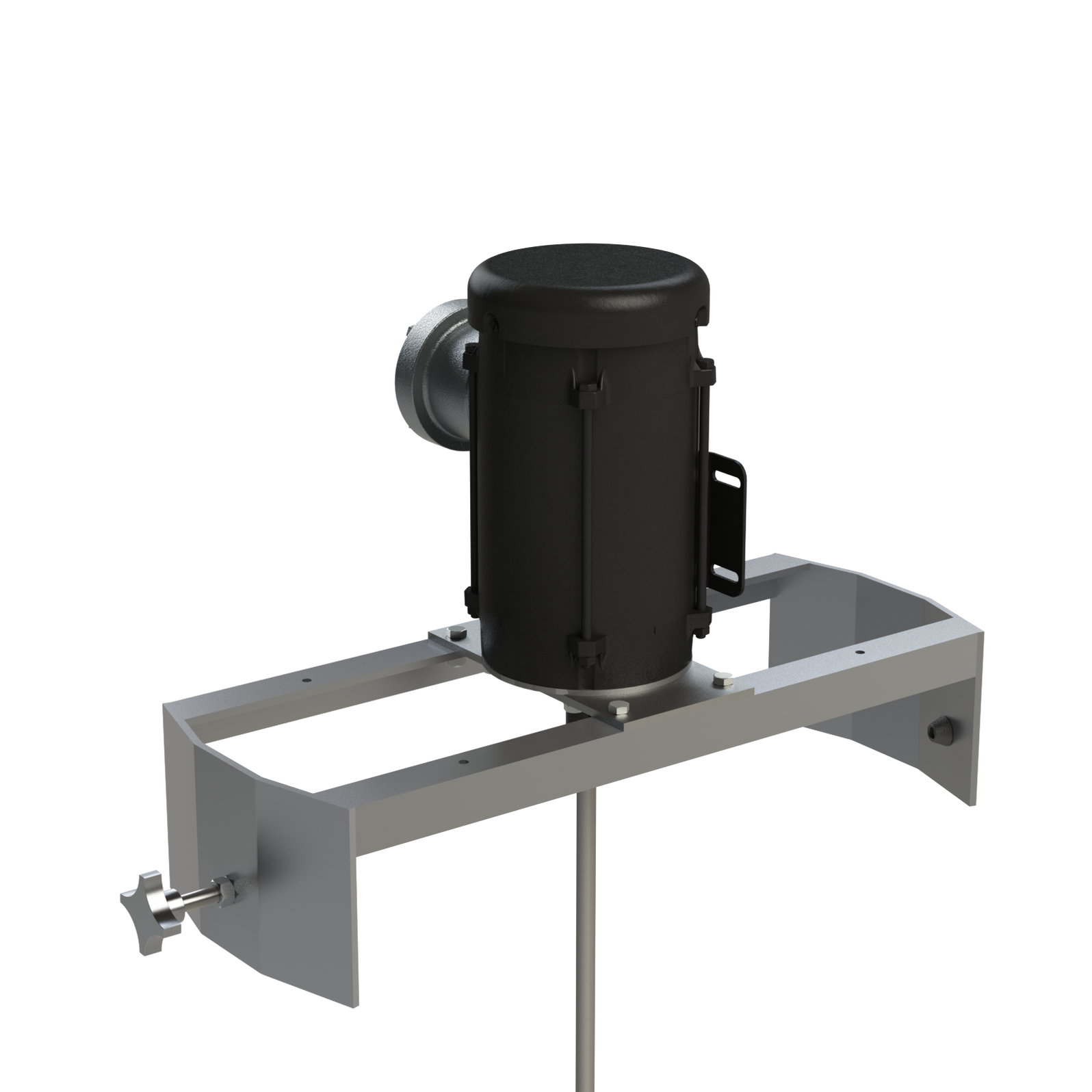 Mixer Direct Explosion Proof Direct Drive Drum Bracket Mount Mixer — Mixer Direct