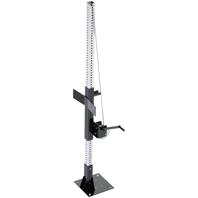 Stationary Mount Mixer Stand, Winch Lift